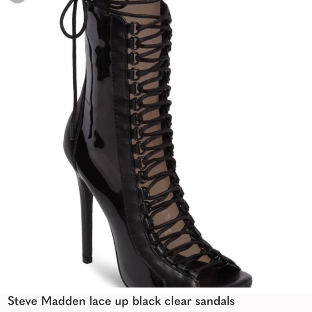 Steve Madden lace up sandals
